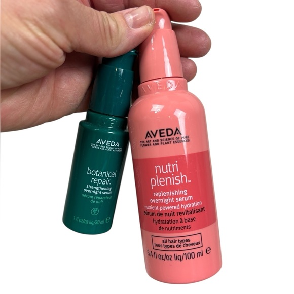 New AVEDA Nutri Plenish Botanical Repair Hair Towel & Headband Bundle - Picture 3 of 11